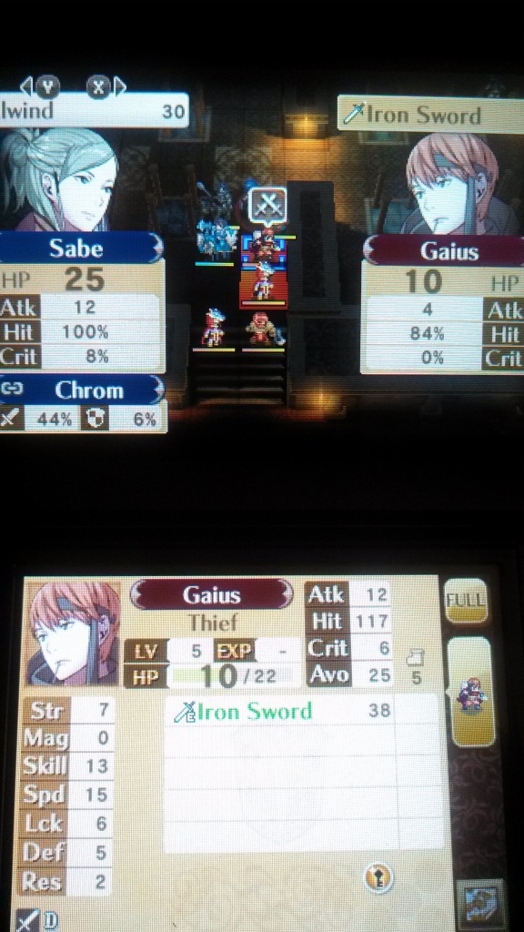 Sabe kills Gaius