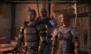 Giving Alistair's sister way too much money. Even Alistair regrets it outside...